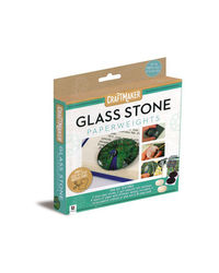 Craftmaker Glass Stone Paperweights, na