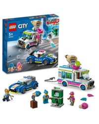 LEGO City Ice Cream Van Police Chase 60314 Building Kit (317 Pieces), multicolor