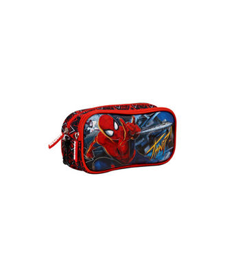Spiderman Red Double Zip Pouch