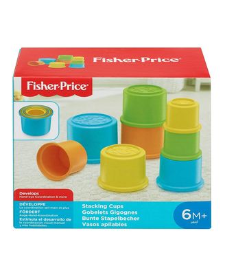 Fisher-Price Plastic Stacking Cups, Multicolor