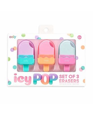 Ooly Icy Pop Erasers 2-0 - Set of 3