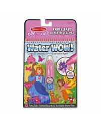 Melissa & Doug On the Go Water Wow! Fairy Tale (Reusable Water-Reveal Activity Pad, Chunky Water Pen)
