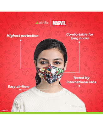 Marvel - Mini Avengers N95 Face Mask - Size XS