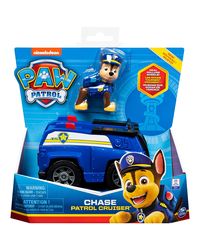 Paw Patrol Chase Patrol Cruiser Vehicle With Collectible Figure, For Kids Aged 3 And Up, Multicolor (6061799)