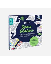 omy Giant Poster+ Stickers - Space Station