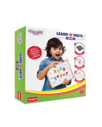 Giggles - Learn N Write Deluxe, 3 in 1 Magnetic Dry Erase & Chalkboard, Develops Early Writing Skills, 3 Years & Above, Preschool Toys