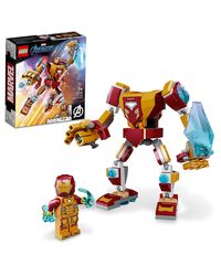 LEGO Marvel Iron Man Mech Armour 76203 Building Kit (130 Pieces), multicolor