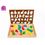 HILIFE English Alphabet Puzzle 3-Layers Cursive Writing| Wooden ABC Letters Colorful Educational Puzzle Toy Board for Toddlers & Kids, Multi-Colored Toy for Kids - 3 Years