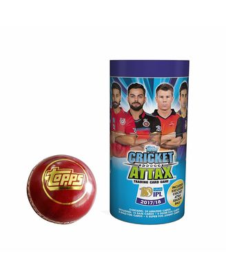 Topps Cricket Attax IPL CA 2017 Spiral Tin, Multi Color