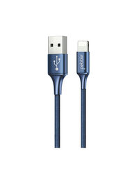 Pebble Type C Nylon Braided USB Cable Blue