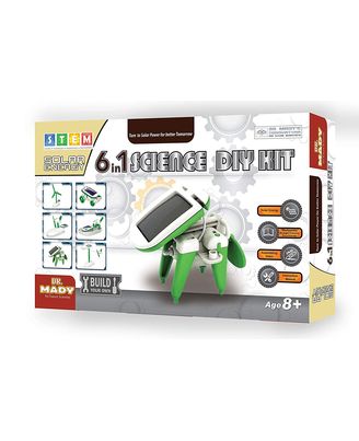 Dr. Mady 6 In 1 Solar Power Robotics Kit, Age 6 To 8 Years