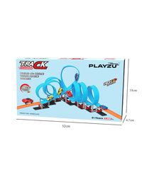 Playzu Track Champion Pull Back Track Set - 7 - 679-106
