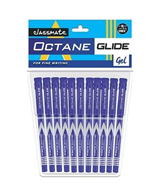 Gel Pen Octoglide- Blu Pack of 10