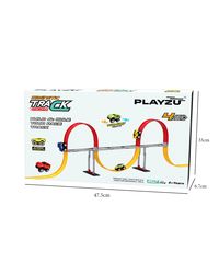 Playzu Track Challenge Magnetic Track Set - 2 Loops - 79-604