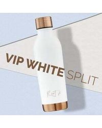 Root7 Stainless Steel Insulated Water Bottle, White Split Bottle-750ml, white, 28cm x 8cm