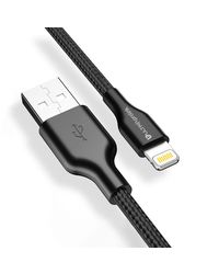UltraProlink UL1010 Short Lightning Cable for Powerbanks, 2.4A, Fast Charge & Sync for all Apple