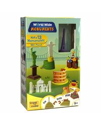Imagimake Monuments Worldwide, 100+ pieces, Multicolor