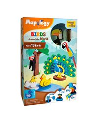 Worldwide Birds Educational Toy and 3D Puzzle for 5 Year Old Boys and Girls- Great Product for Birthday Gifting (Worldwide: Birds on The Map) (Worldwide Birds)