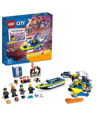 LEGO City Water Police Detective Missions 60355 Building Kit (278 Pieces), multicolor