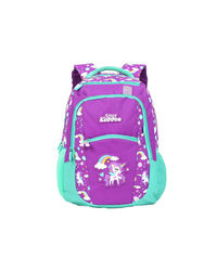 Smily Dual Color Backpack Purple