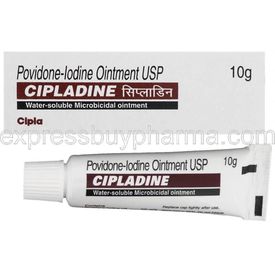 Cipladine Ointment 10 Gms (Povidone Iodine Ointment 5% )