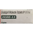Dilvas 2.5 (Enalapril Maleate 2.5mg tablets)