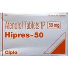 Hipres 50 (Atenolol 50 mg tablets)
