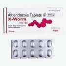 X WORM TAB ( Albendazole 400 mg. tabs)