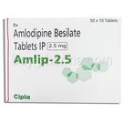 Amlip 2.5 Tabs. (Amlodipine 2.5 mg Tabs)
