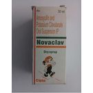 Novaclav Dry Syrup (Amoxycillin 200 mg+ Clavulanic acid 28.5 per 5 ml)