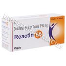 Reactine 50 Tabs (New) (Diclofenac 50mg Tabs) ( Enteric Coated Tabs)