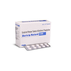 Dericip 150 - Retard (Etophylline IP 115mg+ Theophylline 35mg)