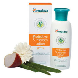 Protective Sunscreen Lotion Shielded from the sun s rays