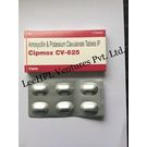 Cipmox CV 625 Tabs with mono carton ( Amoxycillin 500 mg, Clavulanic Acid 125 mg. , ) Tab alu alu pack
