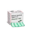 Okamet - 500 Tabs (Metformin Hydrochloride 500 mg tablets)