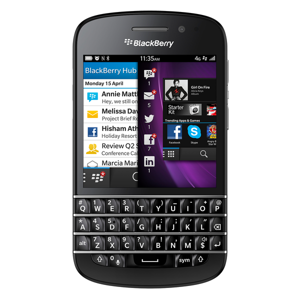 Blackberry Q10,  white