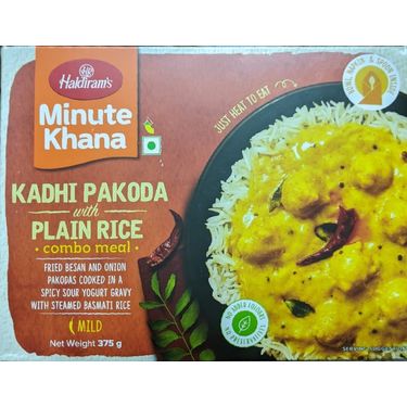 Haldirams Kadhi Pakoda with Plain Rice Combo Meal (Serves 2) 300g