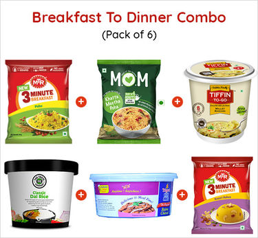 Breakfast to Dinner Combo Ready to eat (Serves 6) 428g