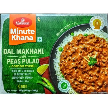 Haldirams Dal Makhani with Peas Pulao Combo Meal 300g