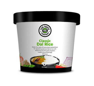 The Taste Company Classic Dal Rice (Serves 1) 80g