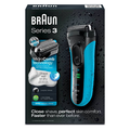 Braun Series 3 3040 Shaver For Men (Black, Blue)