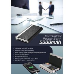 SV3337 Card Holder Powerbank 5000 mAh