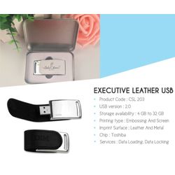 SV3007 Executive Leather USB, available in 4/8/16/32 gb
