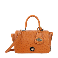 Azur Women's Handbag Ostrich,  tan