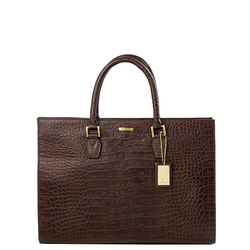 Kester Women's Handbag, Croco,  brown