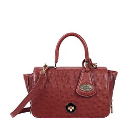 Azur Women's Handbag Ostrich,  brown