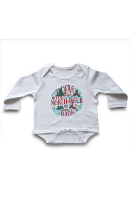 Love You to NorthPole Onsie, 12m-18m