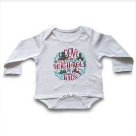 Love You to NorthPole Onsie, 3m-6m