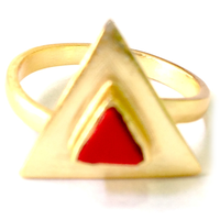 Eesha Zaveri Triangle Pop Ring