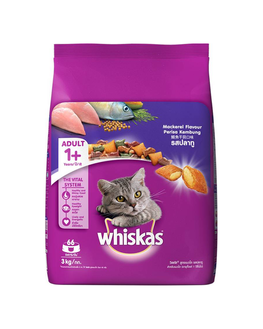 Whiskas Dry Meal Mackerel Fish Cat Food, 1.2 kg
